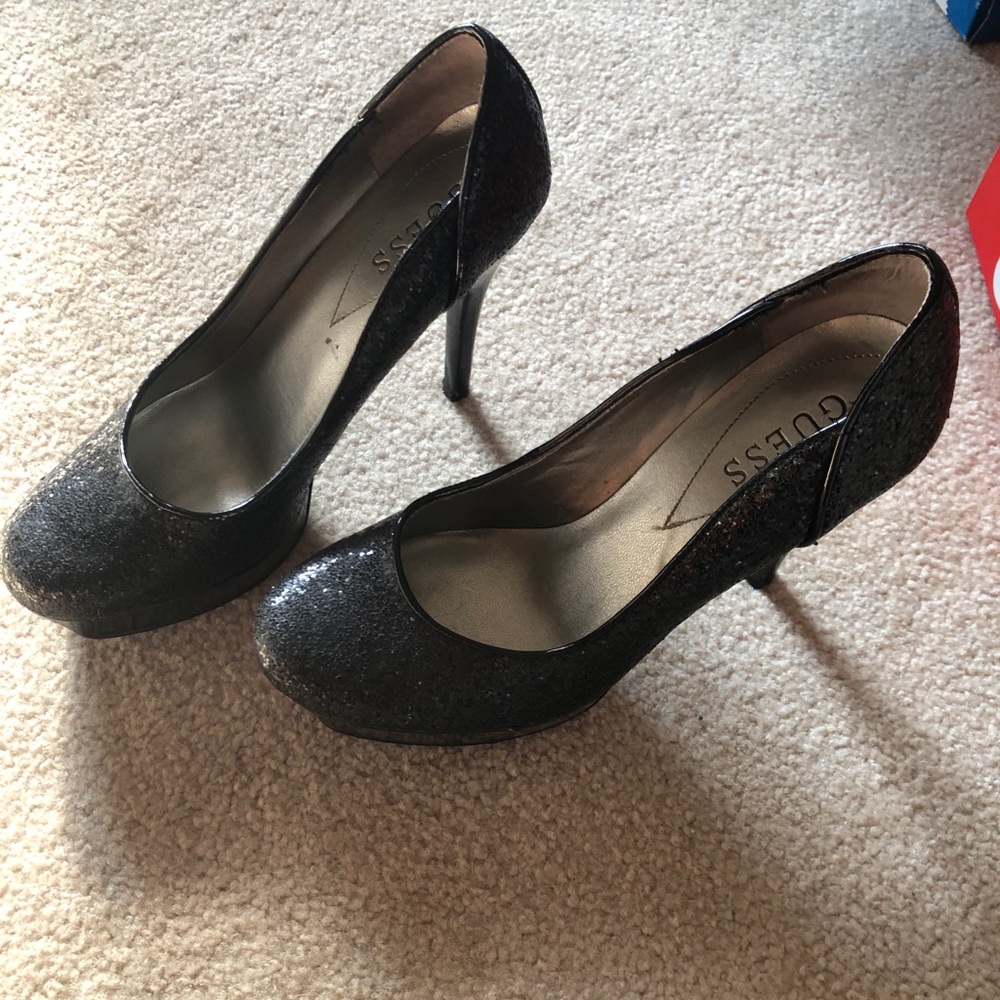 Guess sparkly heels